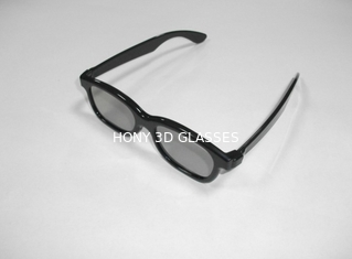 Ζωηρόχρωμα πλαστικά κυκλικά πολωμένα τρισδιάστατα γυαλιά ασφάλειας για τον κινηματογράφο