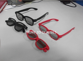 Τρισδιάστατα γυαλιά Reald συνήθειας πλαστικά κυκλικά πολωμένα για τα παιδιά ή τον ενήλικο