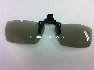 Ο συνδετήρας στα πλαστικά κυκλικά πολωμένα τρισδιάστατα γυαλιά για τα θέατρα τρέμει ελεύθερος