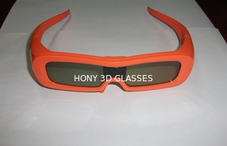Πορτοκαλιά τρισδιάστατα γυαλιά παραθυρόφυλλων πλαισίων καθολικά ενεργά για τη TV της Samsung