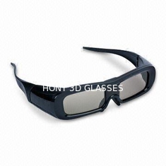 Έξοχα ελαφριά καθολικά ενεργά τρισδιάστατα γυαλιά παραθυρόφυλλων με το μαύρο πλαστικό πλαίσιο