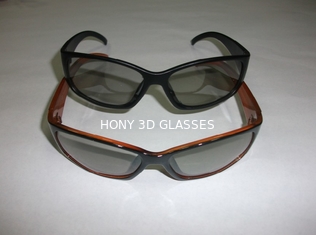 Η πλαστική κυκλική τρισδιάστατη πολωμένη FCC RoHS CE γυαλιών ηλίου γυαλιών χρήσης κινηματογράφων