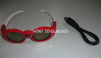 Τρισδιάστατα γυαλιά συνδέσεων παιδιών DLP επανακαταλογηστέα για το τρισδιάστατο σύστημα κινηματογράφων Xpand