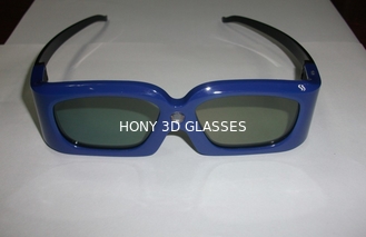 120Hz επανακαταλογηστέα τρισδιάστατα γυαλιά συνδέσεων DLP για τον τρισδιάστατο έτοιμο προβολέα, μπλε μαύρο λευκό