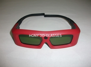 120Hz VR κόκκινα DLP συνδέσεων ενεργά γυαλιά 0.7ma TV παραθυρόφυλλων τρισδιάστατα με την μπαταρία λίθιου CR2032