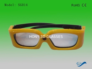 Κίτρινο πλαισίων DLP συνδέσεων τρισδιάστατο φιλικό Rohs παραθυρόφυλλων γυαλιών ενεργό CE Eco