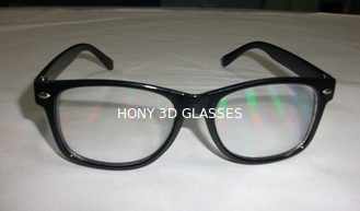 προσαρμοσμένα τρισδιάστατα πυροτεχνήματα που βλέπουν τα γυαλιά 0.06mm λέιζερ PVC lense