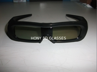 IR καθολικά ενεργά γυαλιά TV παραθυρόφυλλων τρισδιάστατα με το μαύρο πλαστικό πλαίσιο