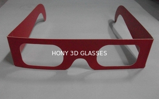 Συνήθεια που τυπώνει τα κόκκινα κυανά τρισδιάστατα γυαλιά ανθεκτικά με το φακό βάθους Chromad