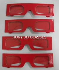 Στερεοσκοπικά τρισδιάστατα γυαλιά εγγράφου για τα τρισδιάστατα παιχνίδια ρολογιών, μέγεθος 405x38mm