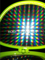 holospex διακοπών τρισδιάστατο πυροτεχνημάτων πλαστικό πλαίσιο διάθλασης γυαλιών ελαφρύ