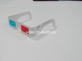 Κόκκινα και κυανά τρισδιάστατα γυαλιά ανάγλυφων με το πλαίσιο εγγράφου εκτύπωσης Customied