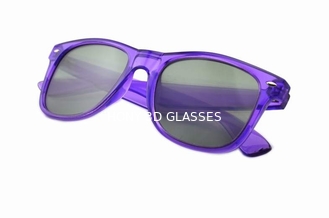 Πλαστικά γυαλιά διάθλασης ουράνιων τόξων με τη σμαραγδένια ταινία διάθλασης
