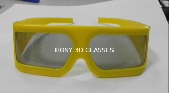 Πυκνώστε τα πλαστικά γραμμικά πολωμένα τρισδιάστατα γυαλιά για την τρισδιάστατη TV, αντι αντανακλαστικός