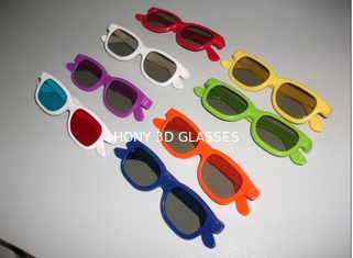 Συμβατά πλαστικά κυκλικά πολωμένα τρισδιάστατα γυαλιά Reald με τους φακούς 0.26mm