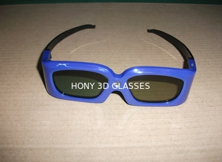 Επανακαταλογηστέα τρισδιάστατα γυαλιά συνδέσεων DLP, πτυσσόμενα γυαλιά κινηματογράφων 120hz